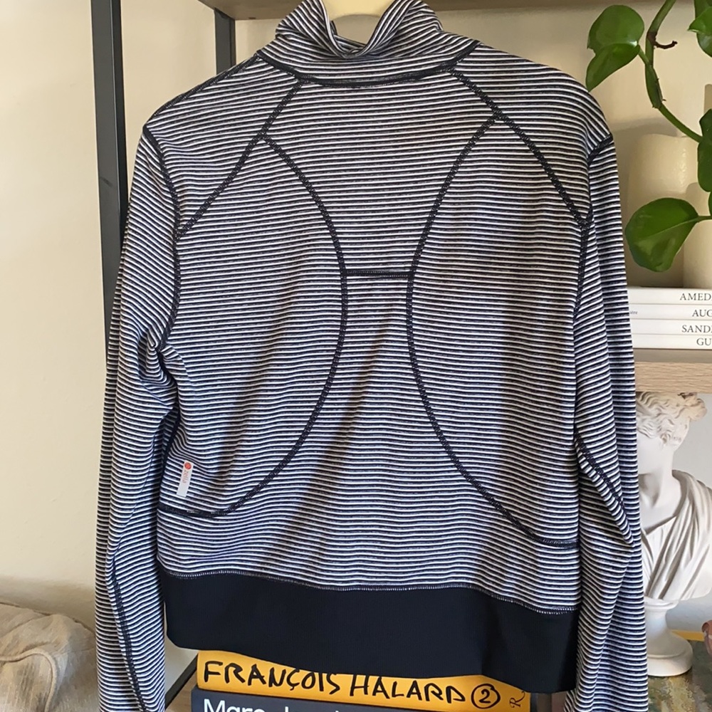 Zella Striped Fitted Active Jacket - image 5